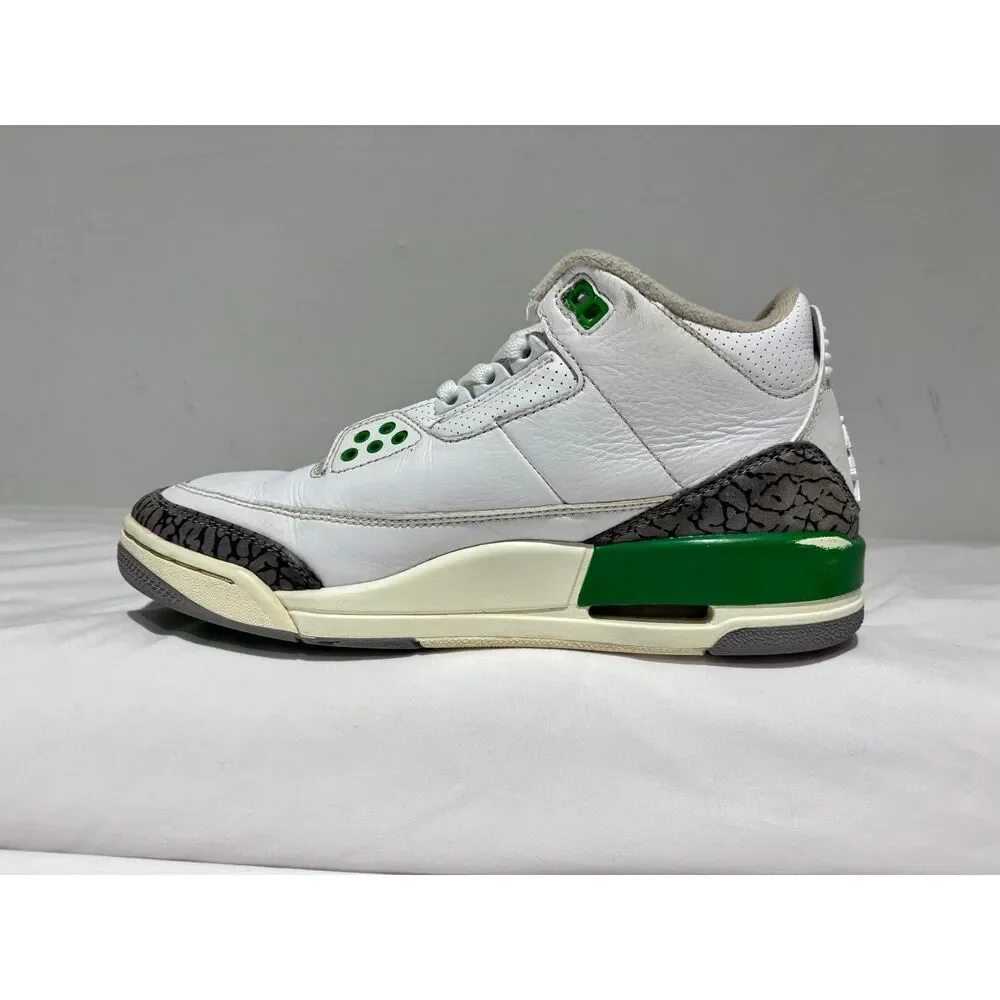Air Jordan 3 Pine Green Sneakers  Size 8